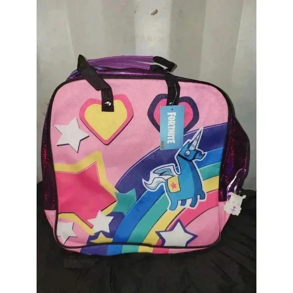 Spirit Halloween Other - EPIC GAMES FORTNITE BACKPACK Unicorn New w/Tags Travel Carry On School Tote Mini